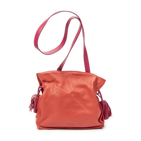 Loewe Medium Bicolor Tassel Flamenco